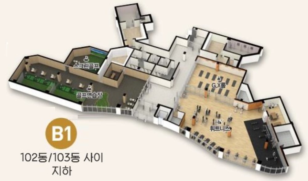 내포 대광 로제비앙 커뮤니티 - 평면도2