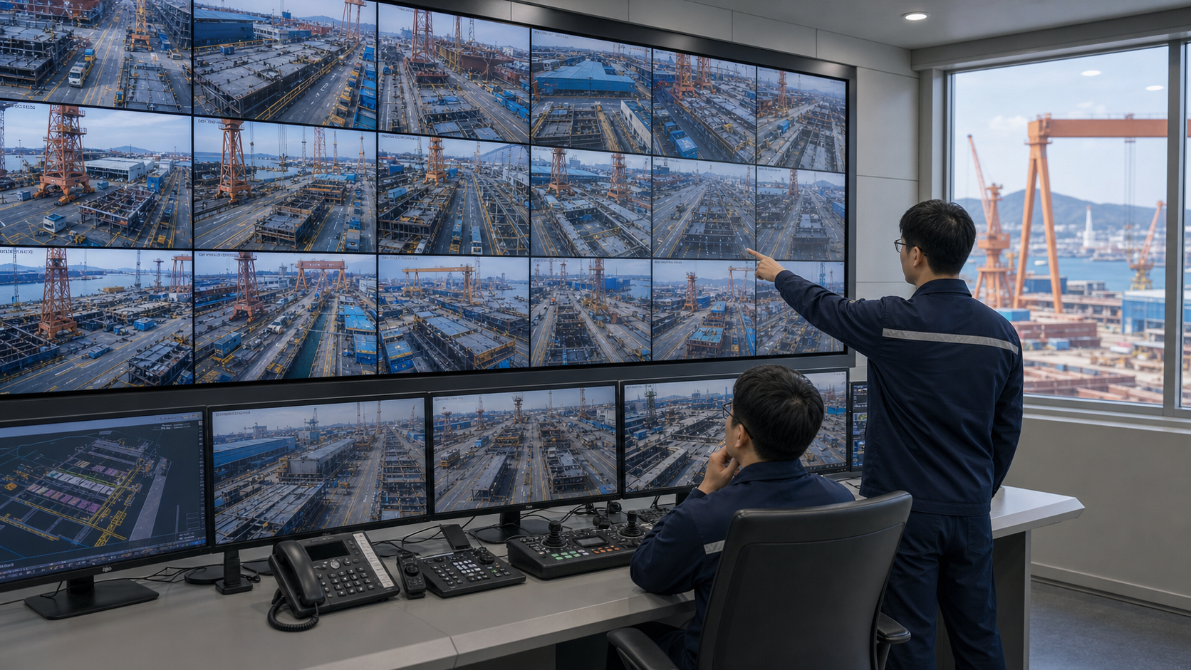 Integrated video control system image