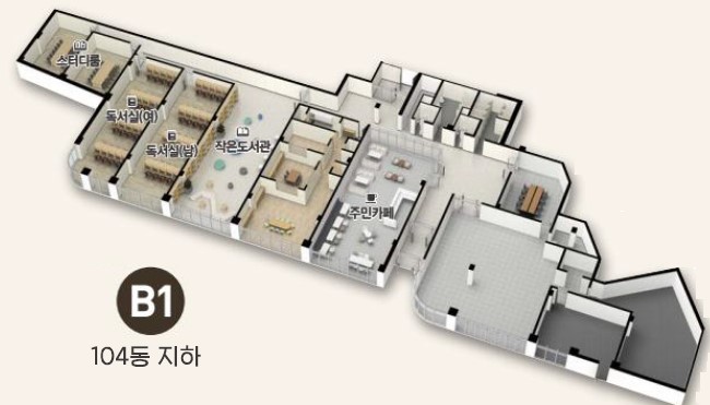 내포 대광 로제비앙 커뮤니티 - 평면도1