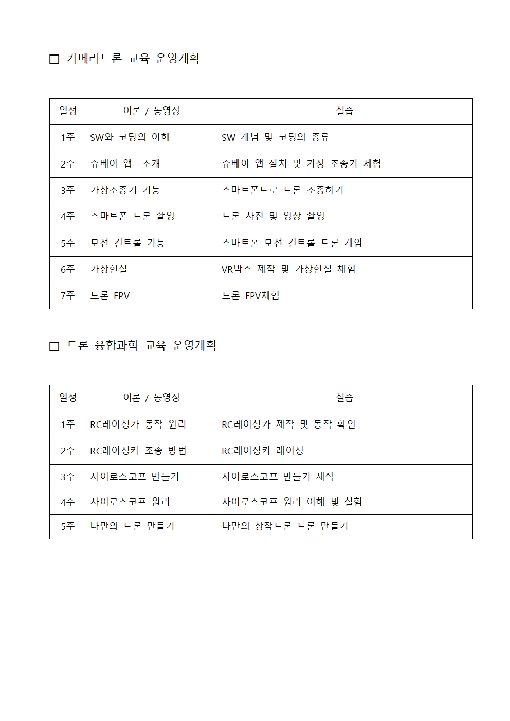 드론 코딩 교육