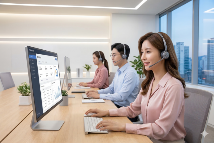 친절하고 체계적인 고객 서비스 및 콜센터 상담