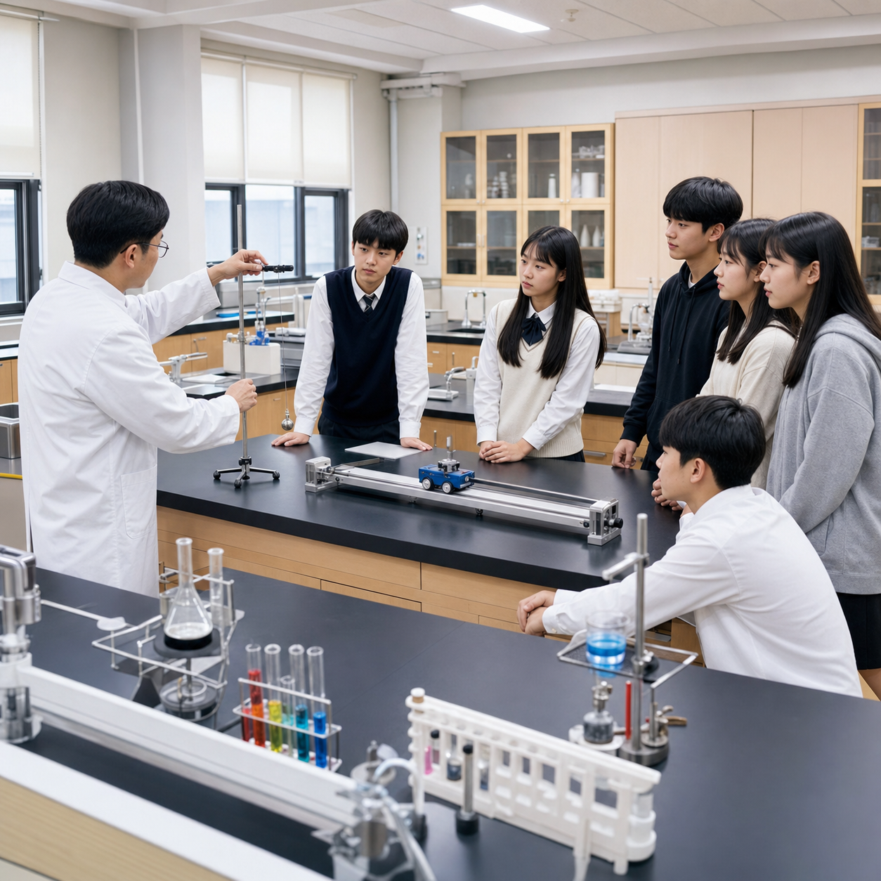 일반 과학 실험 XR VR 실습 환경 이미지