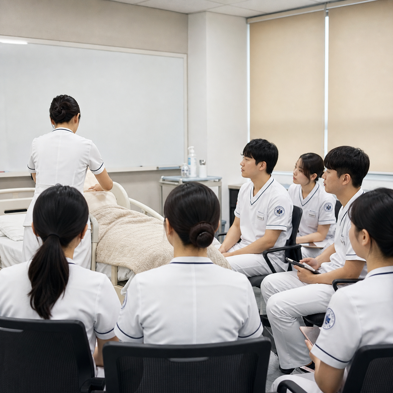 간호 실습 기회 부족과 안전한 실습 환경 필요성 이미지