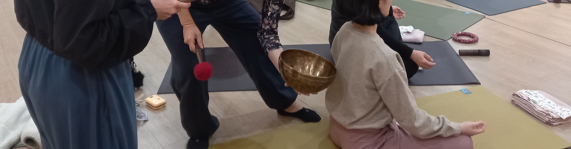싱잉볼 원볼 수업 장면