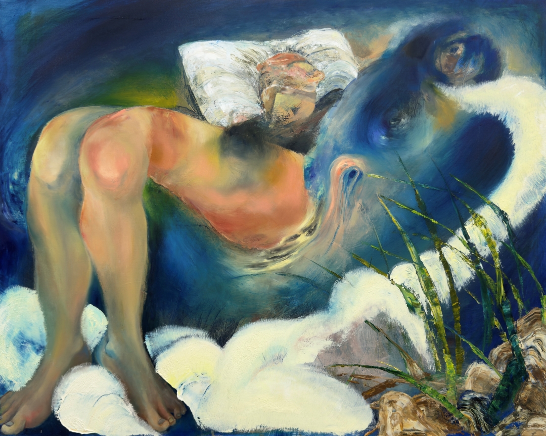〈꿈과 이탈〉, 2025, Oil on canvas, 72.7 × 90.9 cm