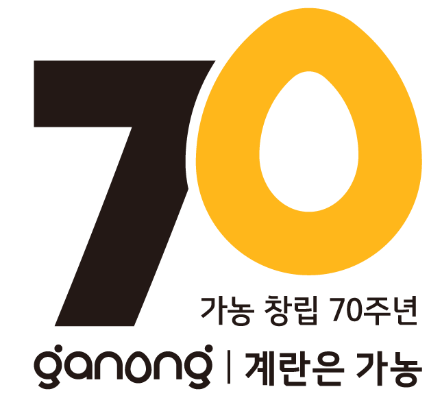 가농바이오 창립 70주년 로고