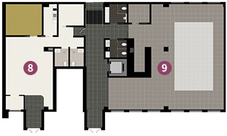 커뮤니티 GREENERY LOUNGE 평면도4