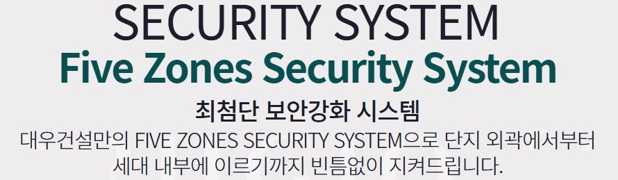 SECURITY SYSTEM 최첨단 보안강화 시스템