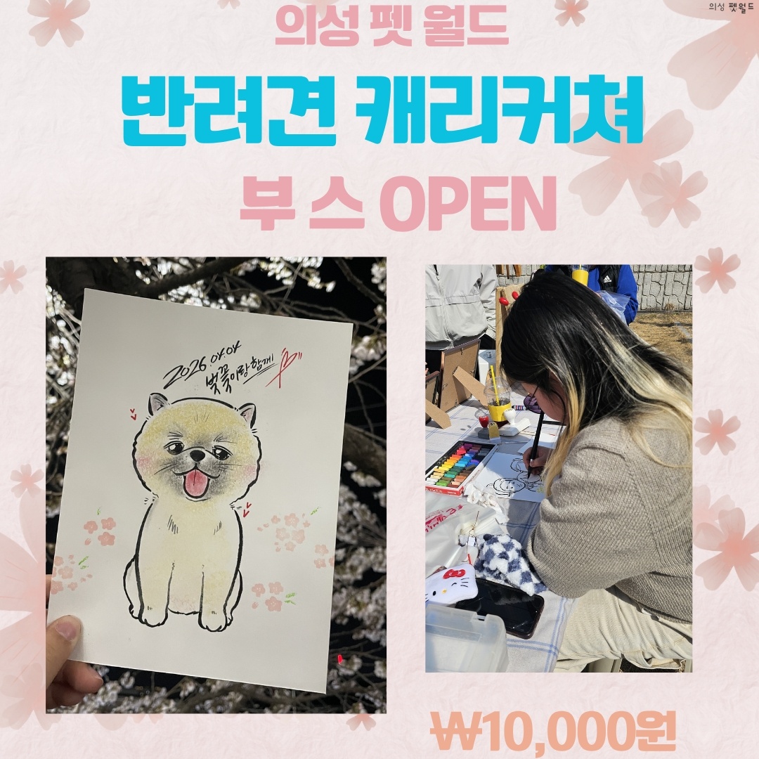 펫월드 다양한 프로그램_캐리커쳐