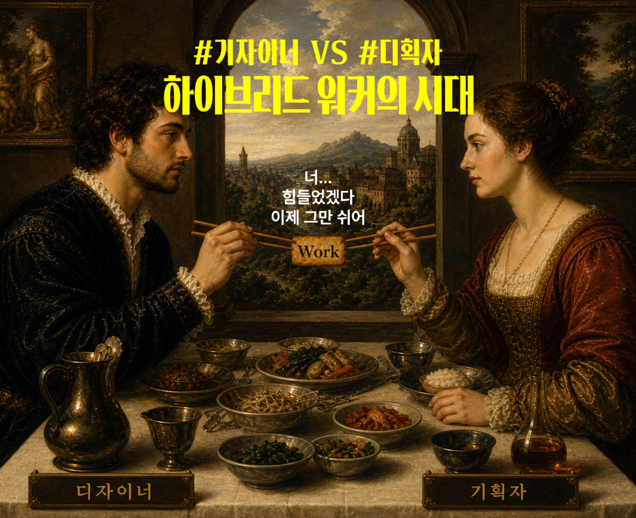 AI로 인한 업무 경계. 기자이너와 디획자
