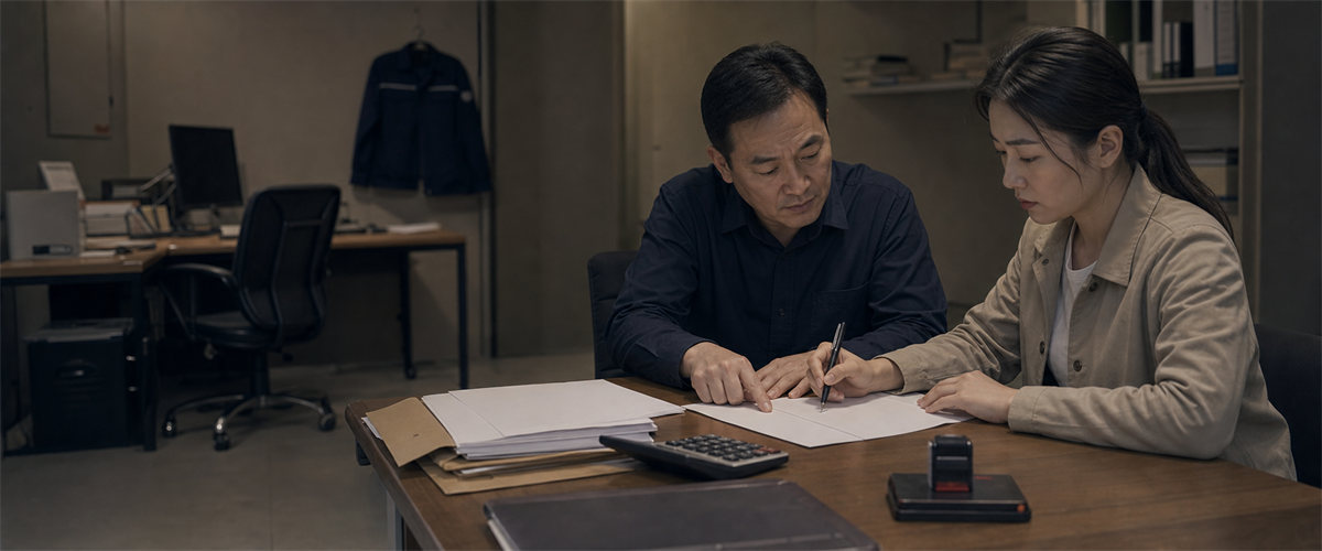 서류상 취직으로 육아휴직 급여를