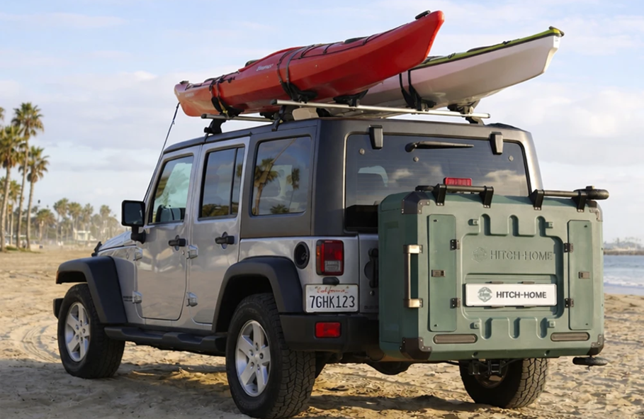 Rear-Hitch Mounted & Detachable