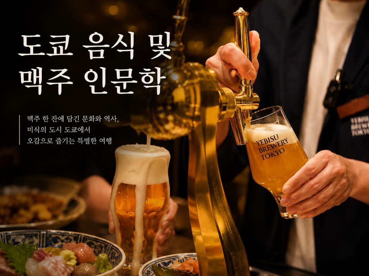 일본 도쿄 2박3일 테마여행 패키지 소규모 프리미엄 배상준 일본 맥주여행  도쿄 음식 맥주 인문학투어