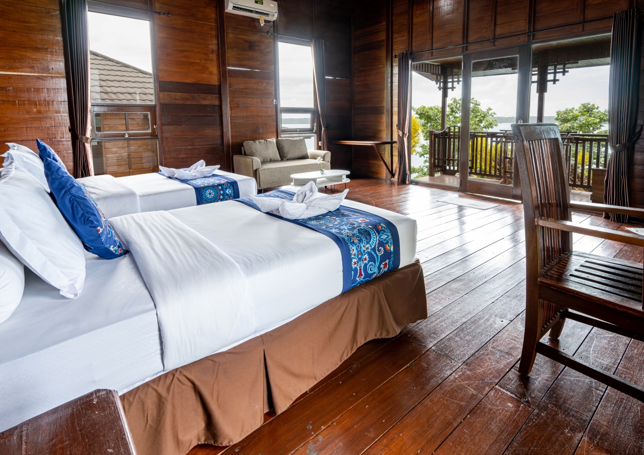 NOAH Maratua Resort Manta Villa 객실
