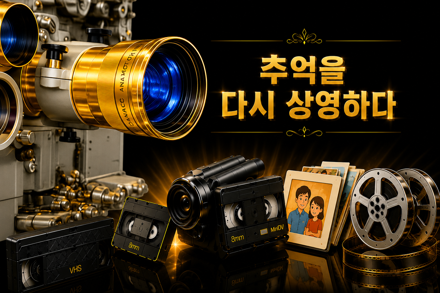 마중소에서 추억을 다시 상영해드립니다