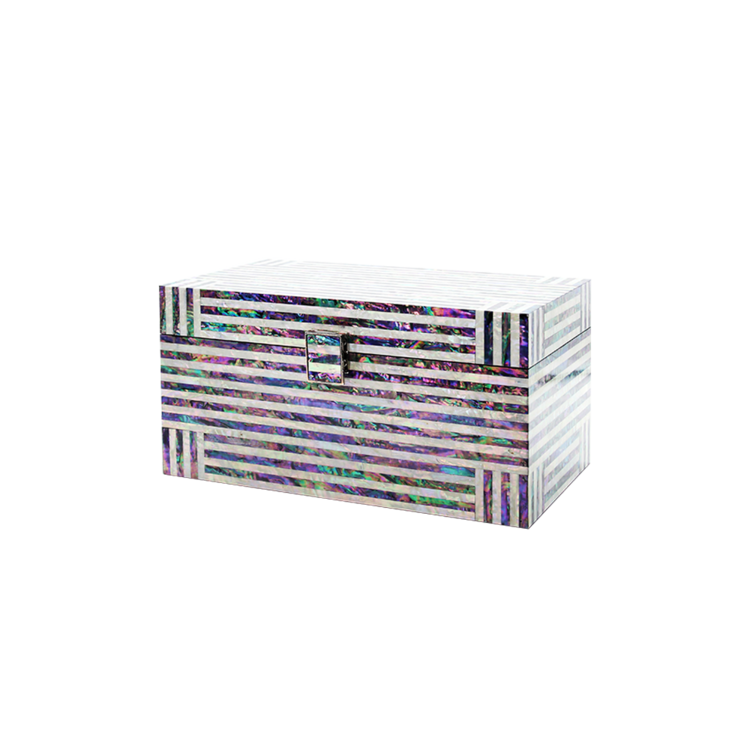 Narin Mother-of-Pearl Chest with Lattice Pattern