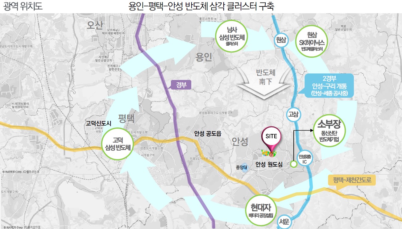 안성 금호어울림 입지환경 - 광역위치도