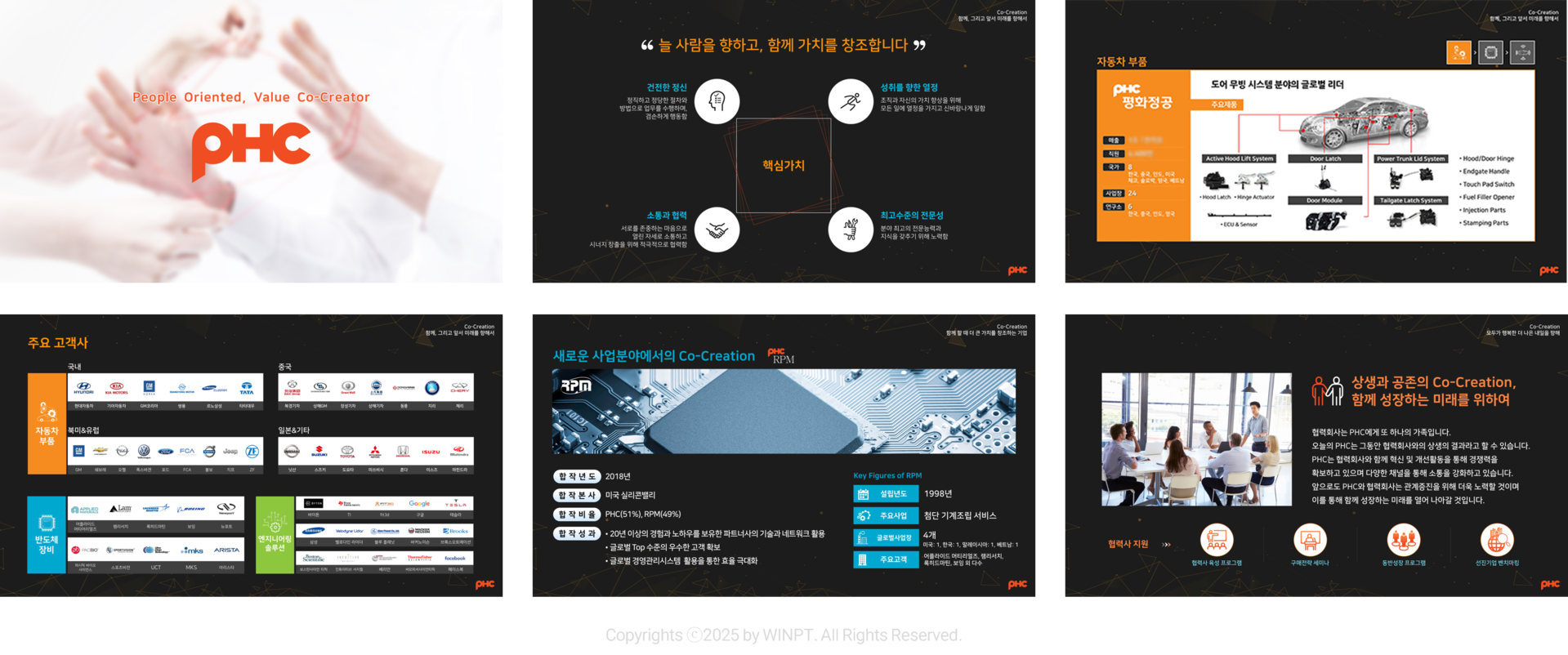 PHC 회사소개서 세부 포트폴리오 