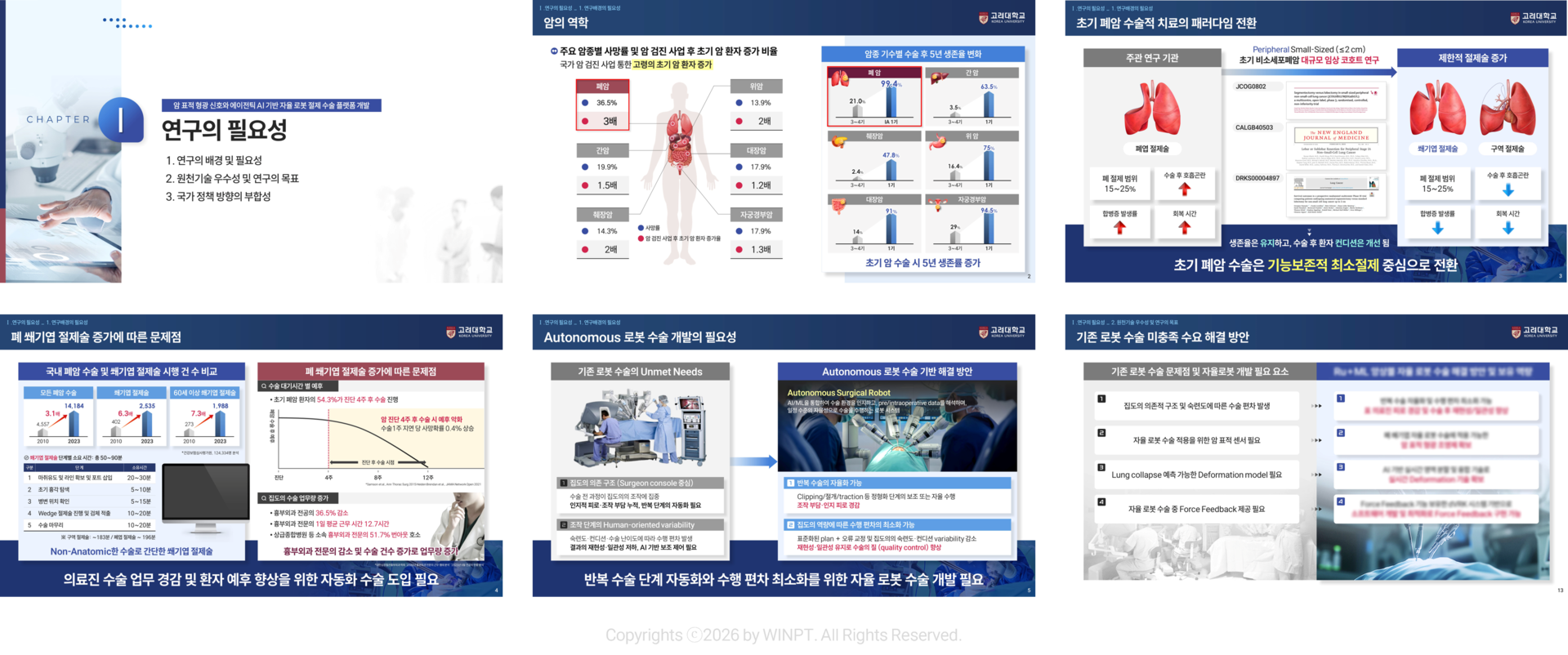 고려대학교구로병원 정부과제 연구제안서 ppt내지 세부 포트폴리오 