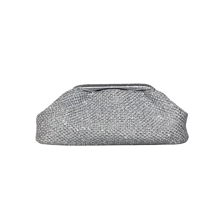 ITTA Raffia Spangle Clutch Bag