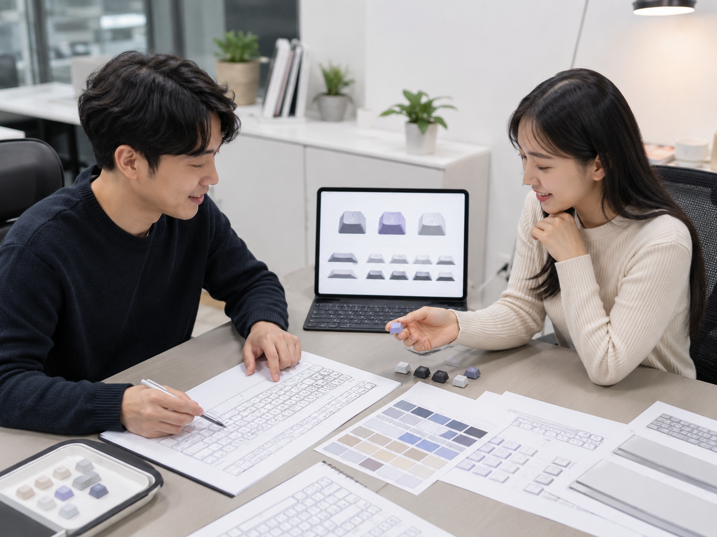 킹스토이 키캡 제작 1단계 디자인 확인 및 상담