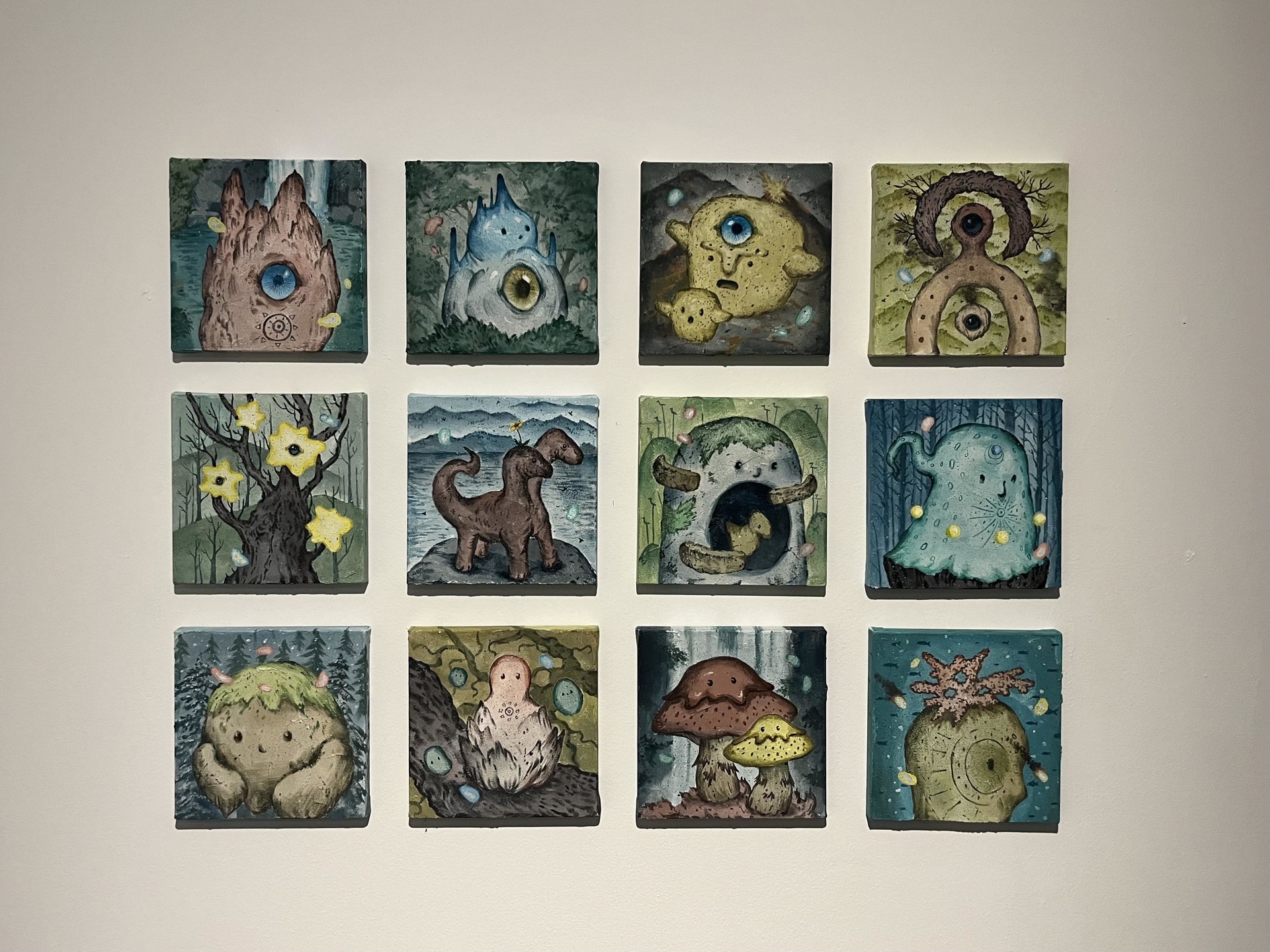 임수범, 변방의 생명, 12works, 41x39cm, 2026