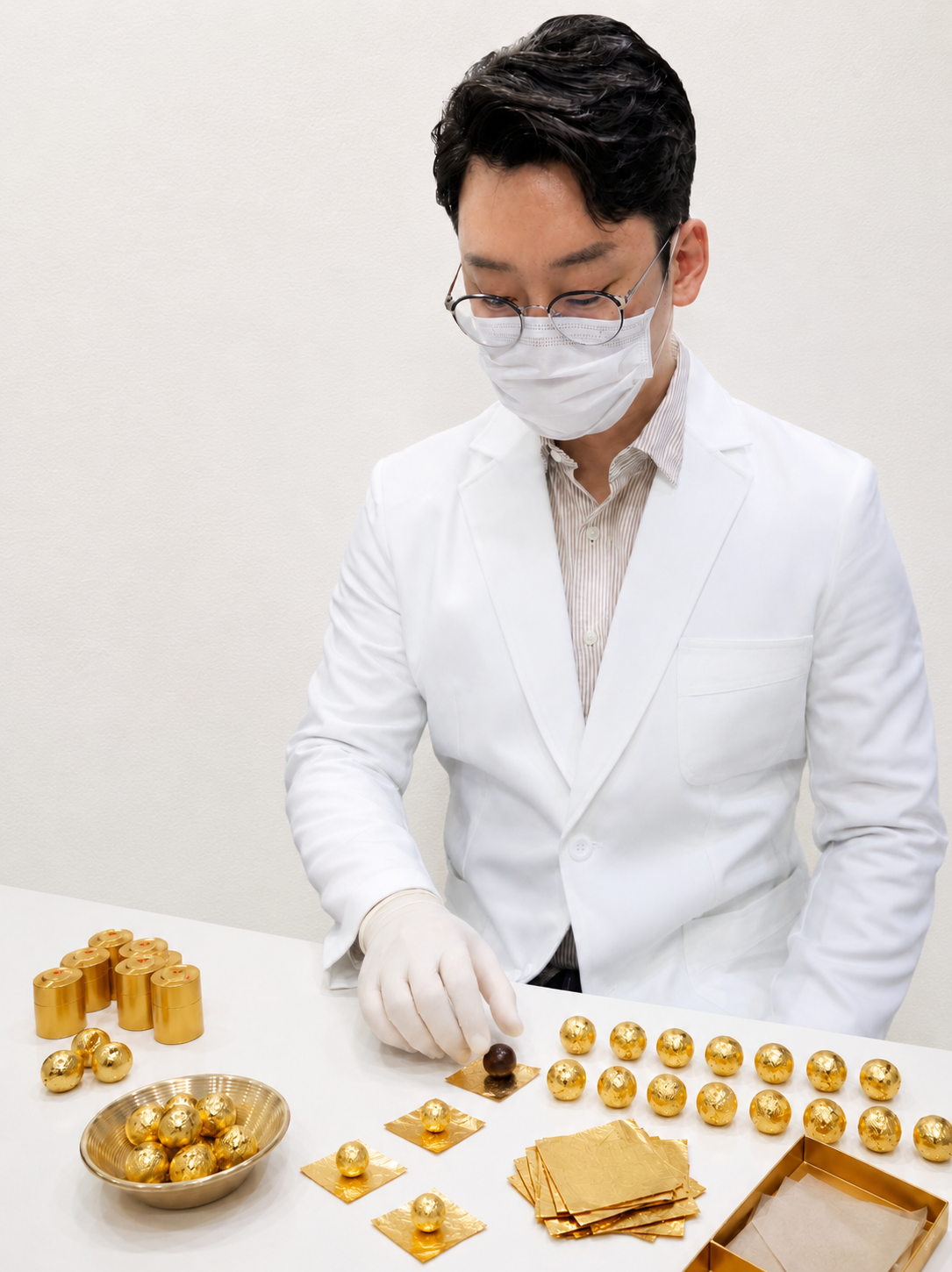 부천 중동 365백세부부한의원 공진단 원내 조제 과정