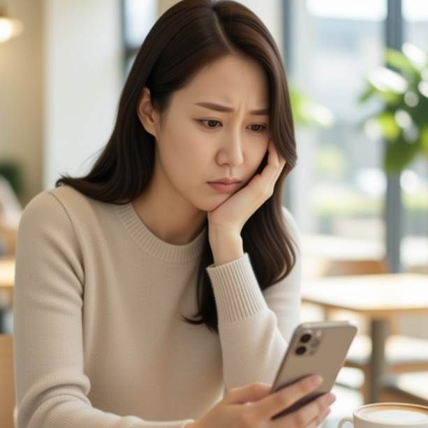 직장인이 이윤창출에 눈이 먼 소개팅 업체 현실에 실망한 모습을 나타낸 사진