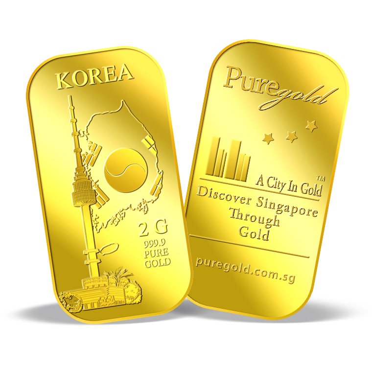 서울 남산타워 2g 골드바 