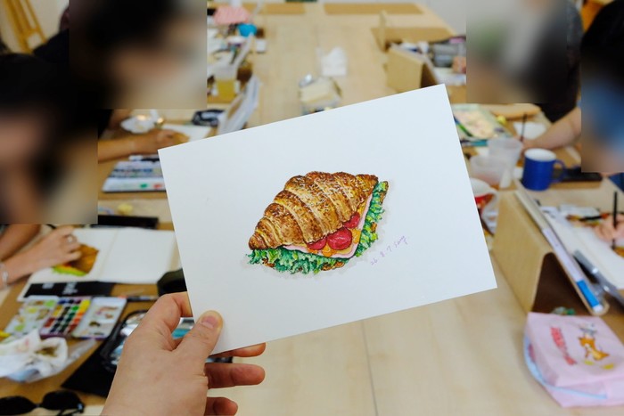 드로잉 클래스 작품 사진