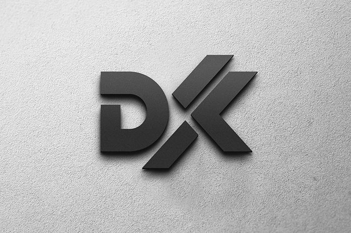 동국제강그룹 DK 심볼 입체 CI 응용 디자인