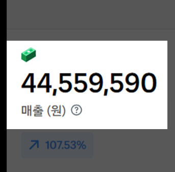 실제 판매 실적 화면 6