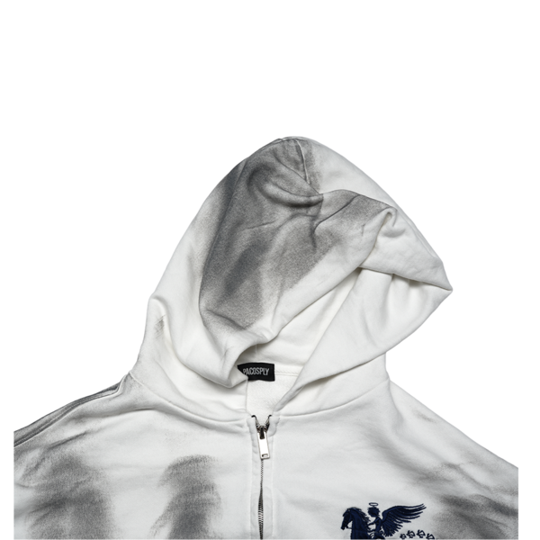 トップス PACO SPLY DIRTY FALLING ANGEL HOODIE DIRTY FALLING ANGEL ZIP-UP HOODIE - DIRTY WHITE : PACOSPLY