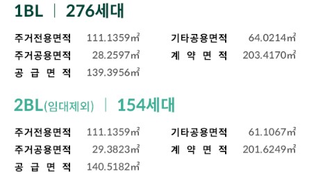 엘리프 성성호수공원 유니트 - 111㎡ 플랜