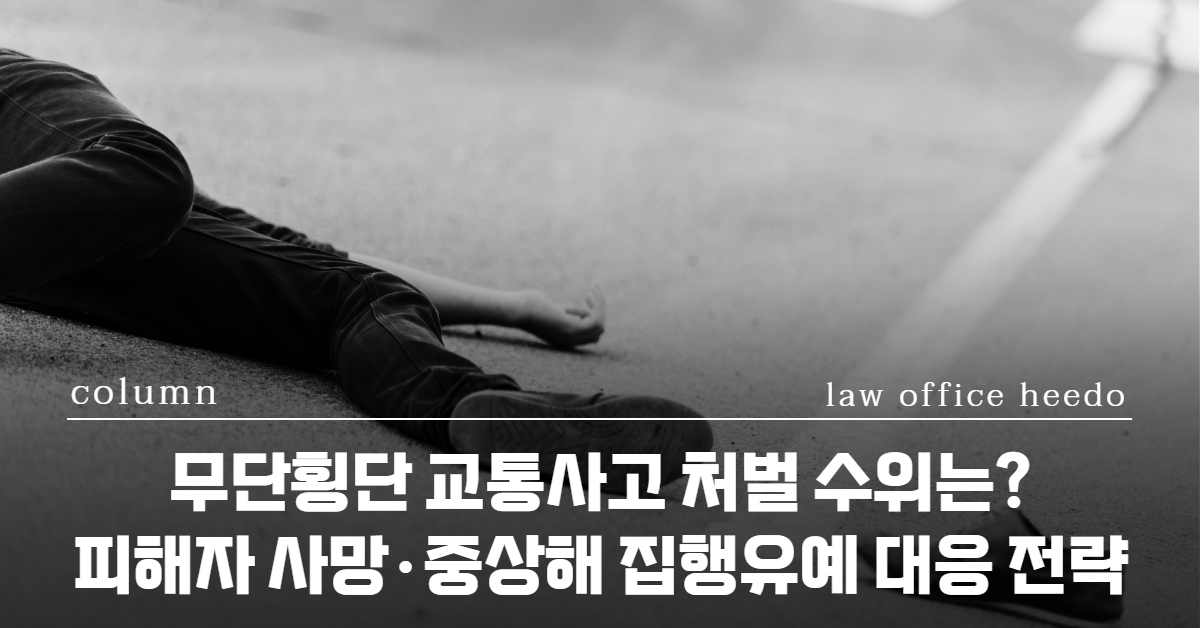 교통사고처리특례법, 교통사고 변호사, 교통사고전문변호사, 12대중과실 변호사, 무단횡단교통사고