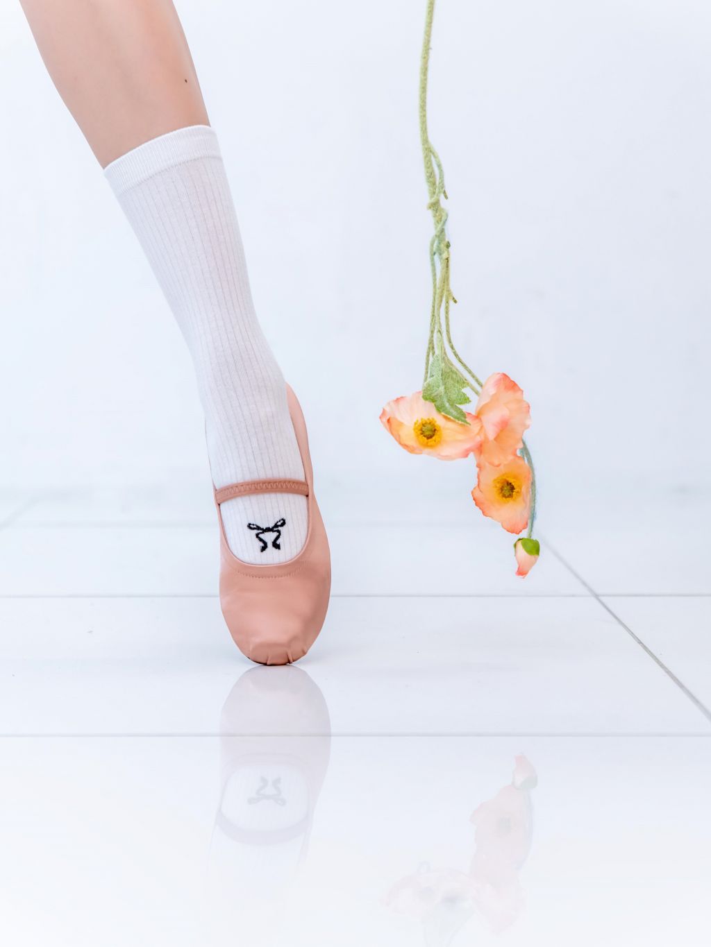 Ribbon Rayon Socks