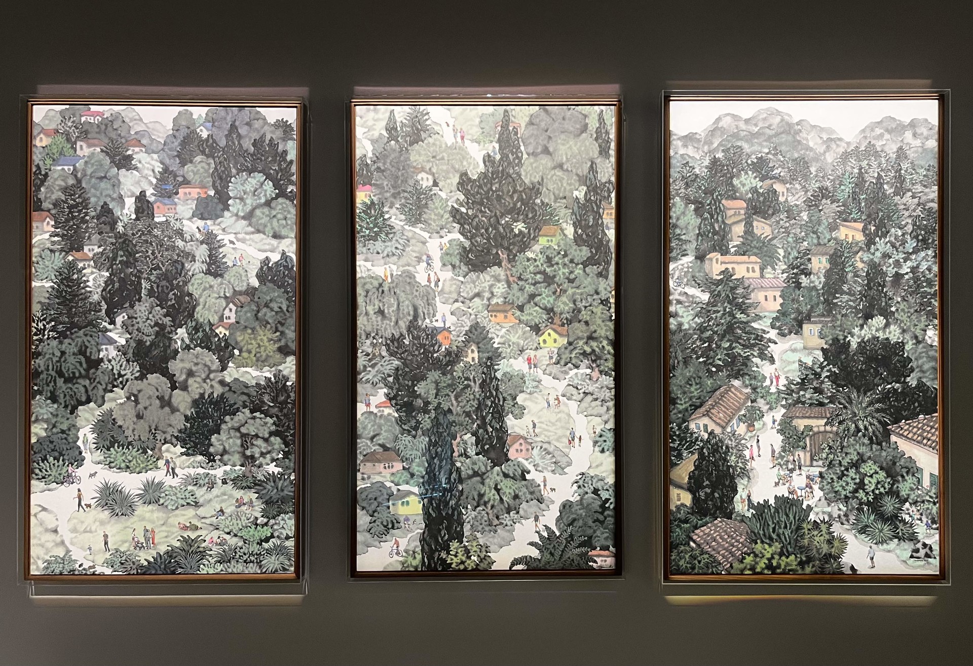 조은, 흐를 숲, 2024 / 흐를 숲, 2024 / Beads in the Green, 2025