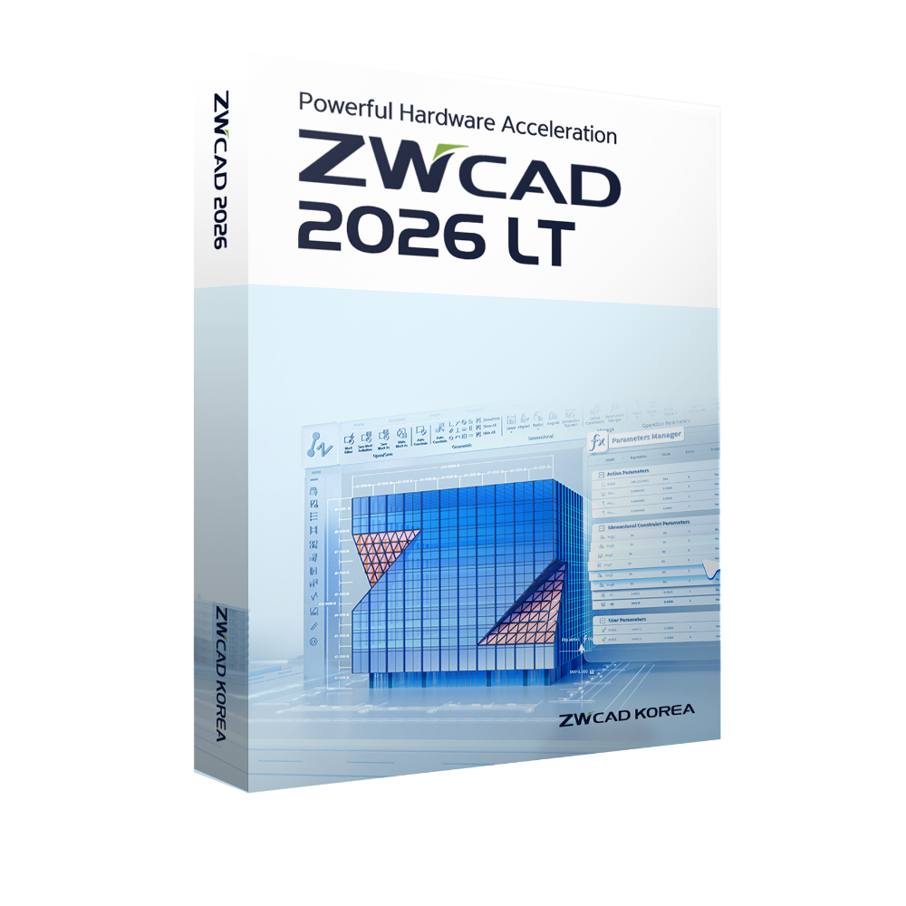 ZWCAD LT ZW캐드 2D 도면 캐드