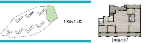 공주 월송 진아레히  유니트 - 104㎡ 위치도