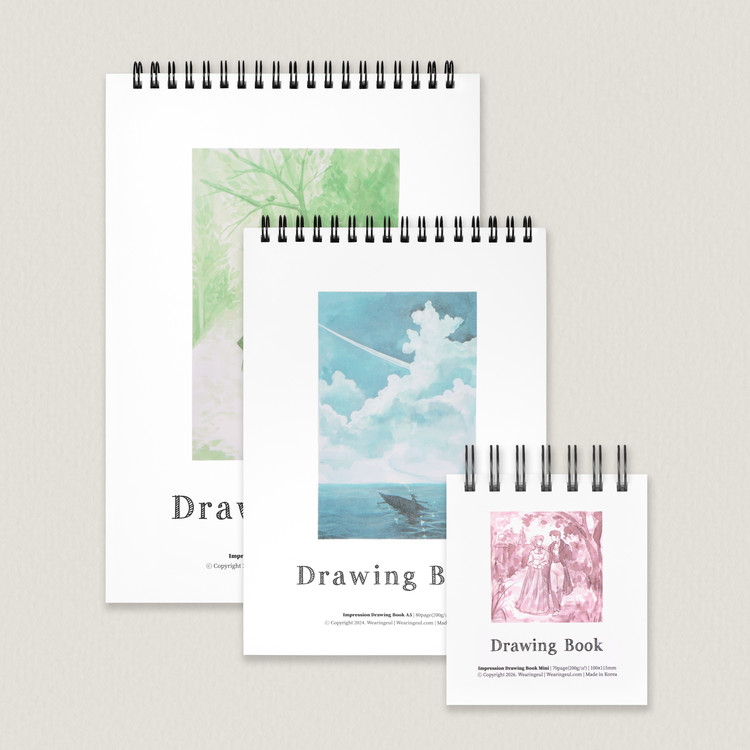 Impression Drawing Book 3 types