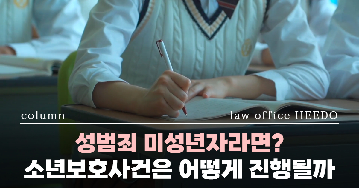 소년보호사건, 미성년자 성범죄, 미성년자 성범죄 변호사, 성범죄전문변호사, 미성년자변호사