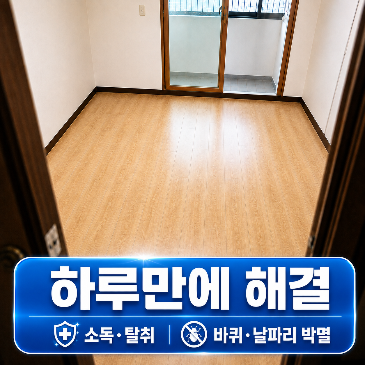 쓰레기집 청소 후 — 하루 만에 해결, 소독·탈취, 해충 박멸