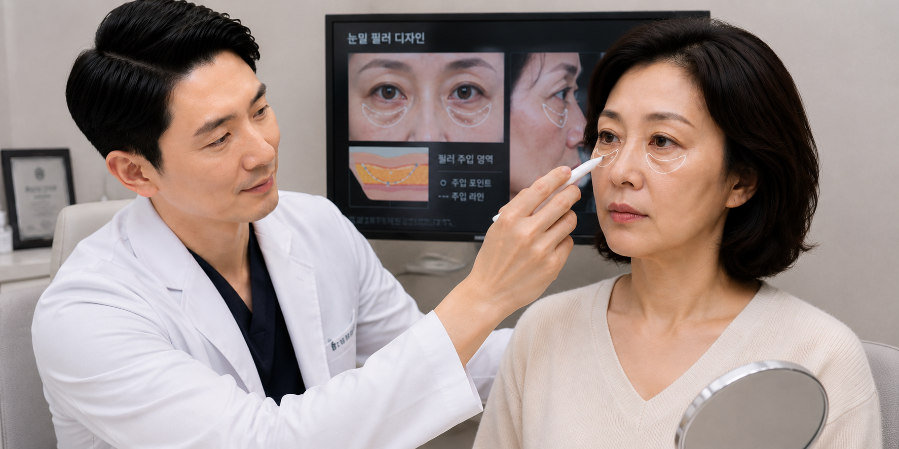 눈밑필러 디자인
