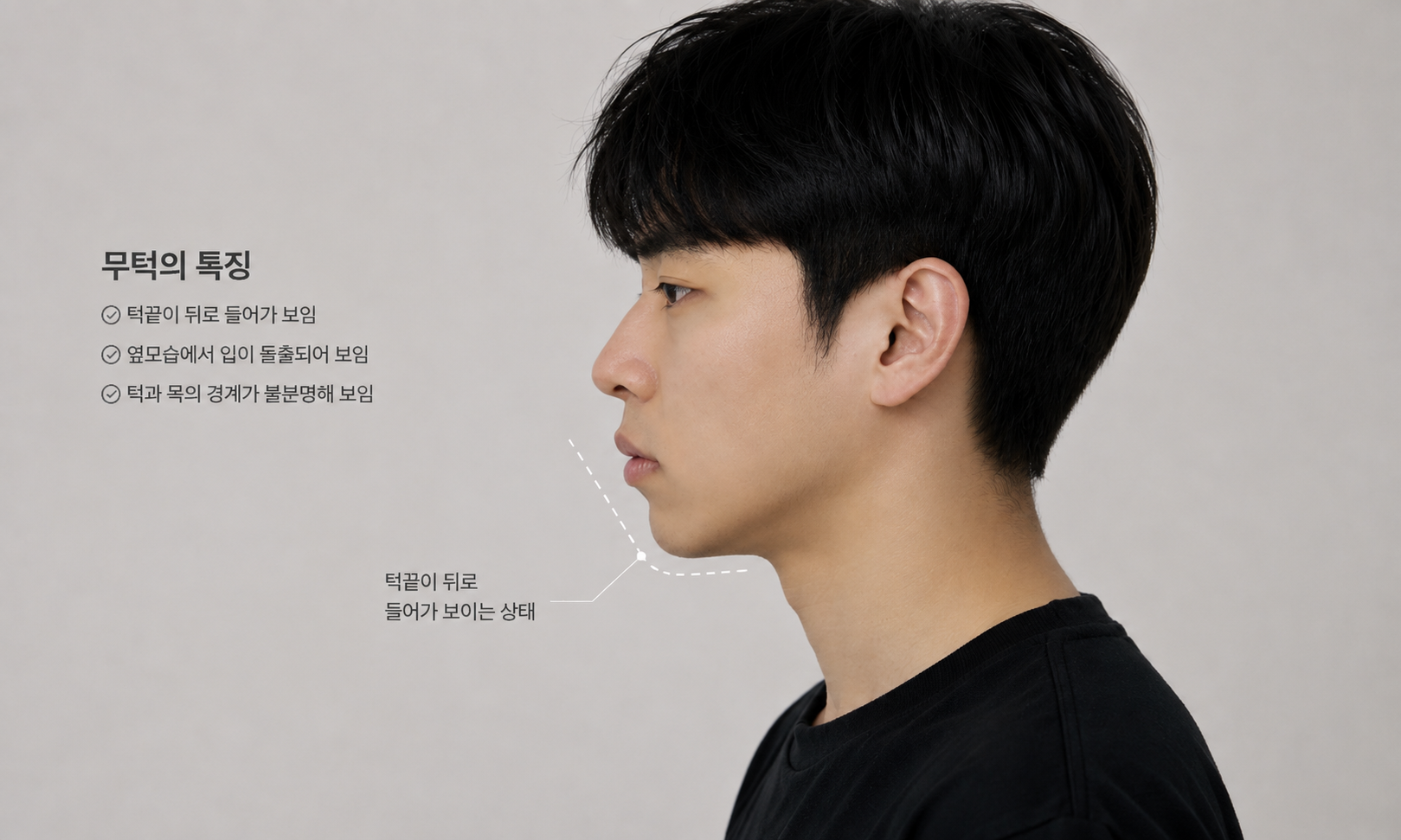 무턱이 있는 남자