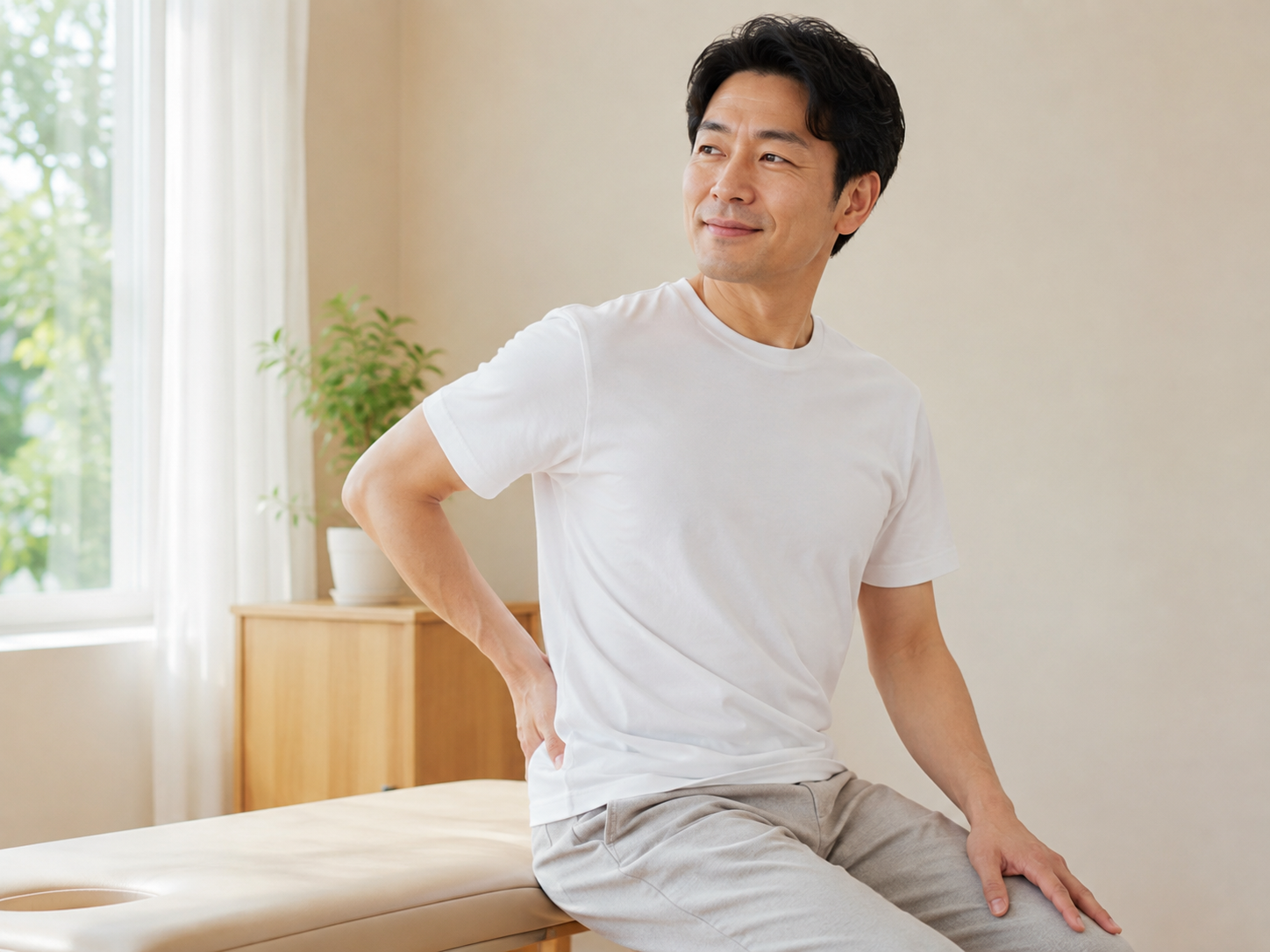 치료 후 반복되는 통증의 원인을 다시 평가하는 장면