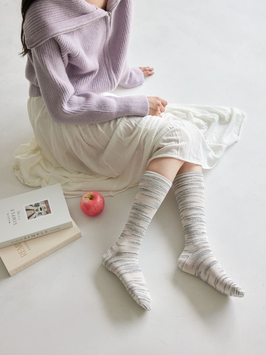 Twilight Cropped Socks