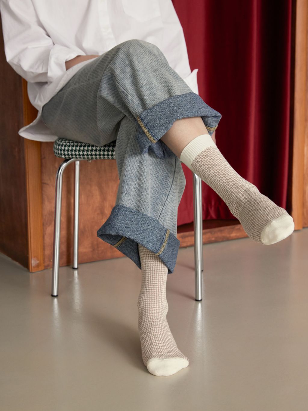 Men's Houndstooth Socks