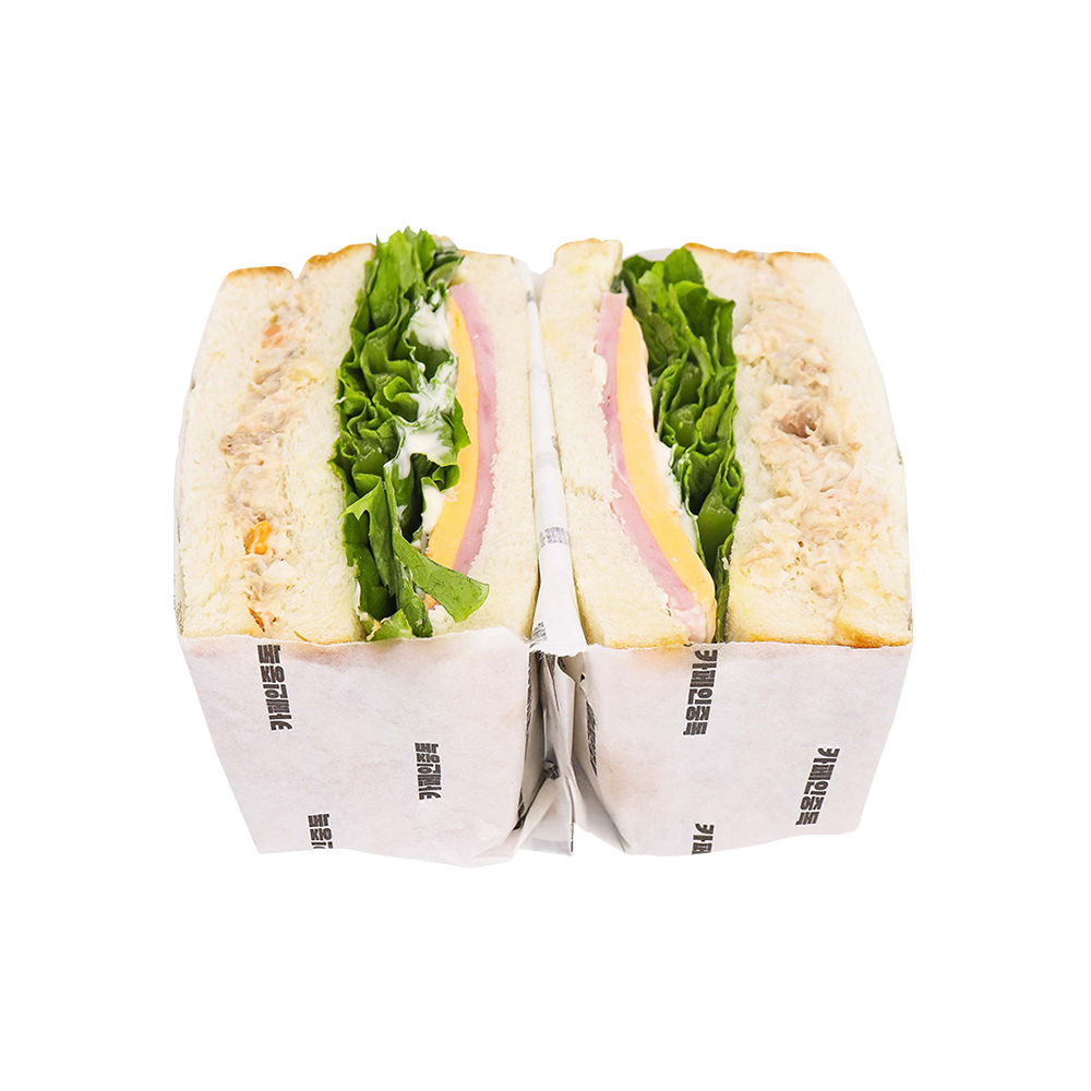 카페인중독 참치마요 벽돌샌드위치