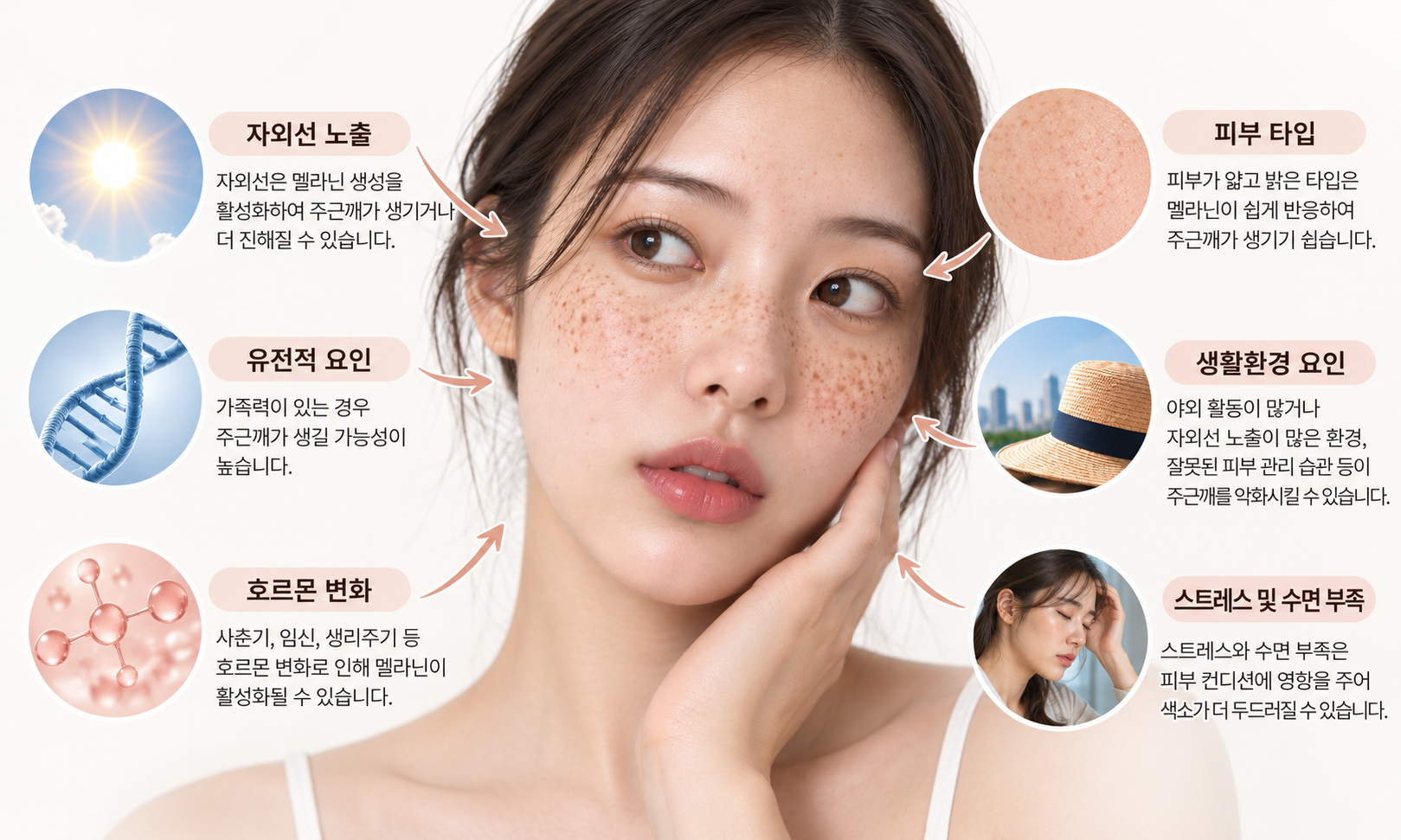 주근깨가 생기는 원인