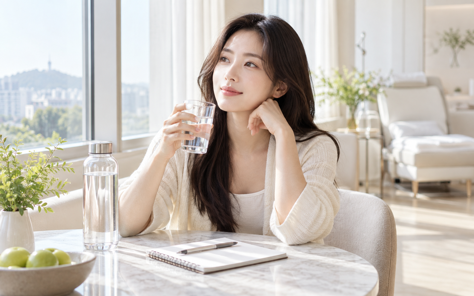수분 상태 확인 이미지